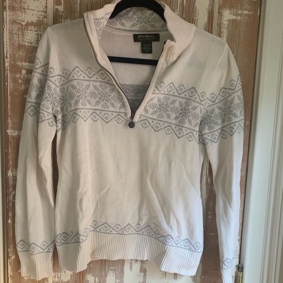 Eddie Bauer winter knit pullover - Picture 2 of 5